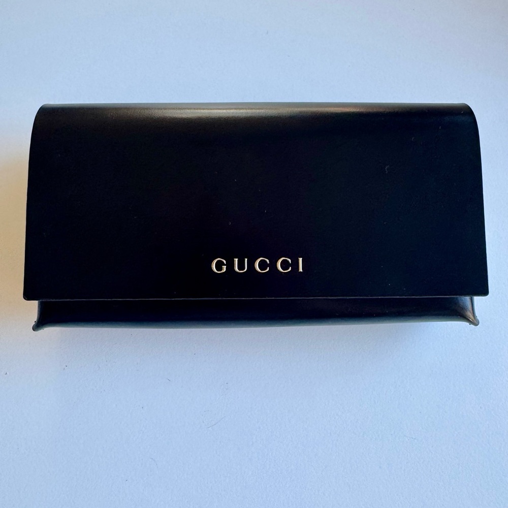Gucci Black Leather Clutch